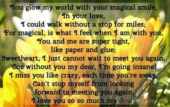 You Glow My World With Magical Smile-loc631