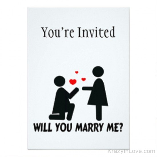 You're Invited Will You Marry Me-vcx364