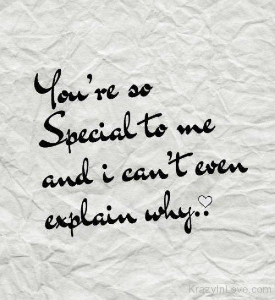 You're So Special To Me And I Can't-tbw266