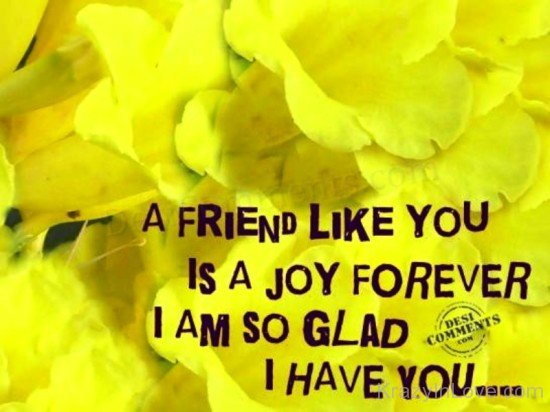 A Friend Like You Is A Joy Forever-rrt501