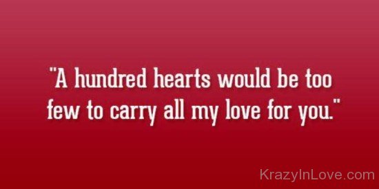 A Hundred Hearts Would Be Too Few-tgb67001
