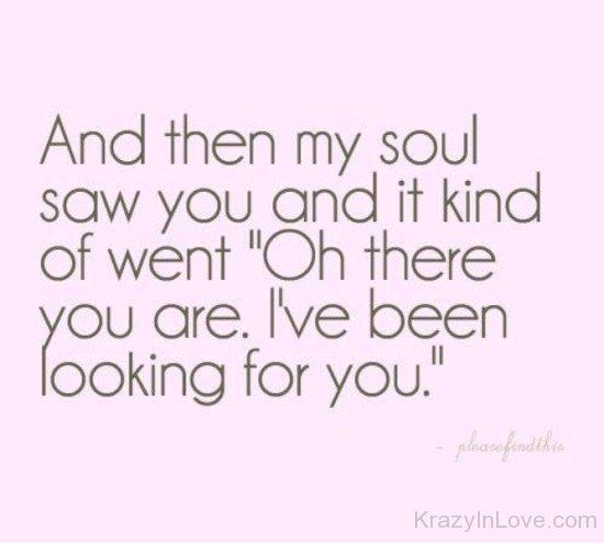 And Then My Soul Saw You-opp604