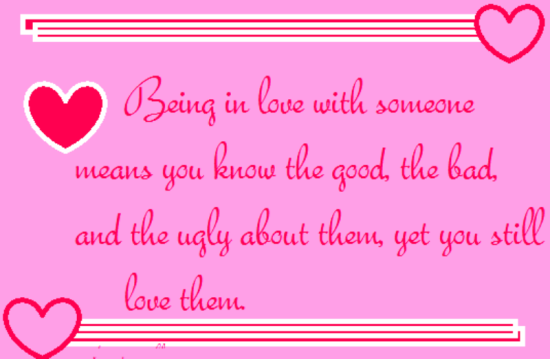 Being In Love With Someone Means You Know The Good,The Bad-hdc5610