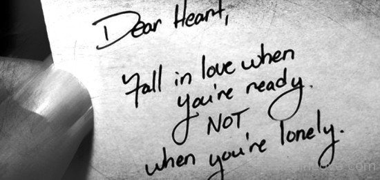 Dear Heart,Fall In Love When You're Ready-yhr8109