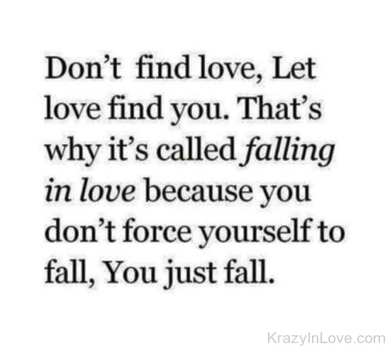 Don't Find Love-yhr8111