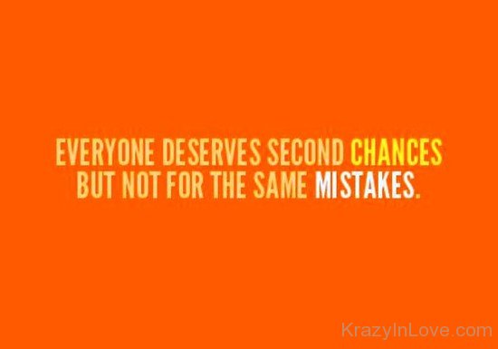 Everyone Deserves Second Chances-PPY8030