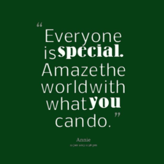 Everyone Is Special-tds2309