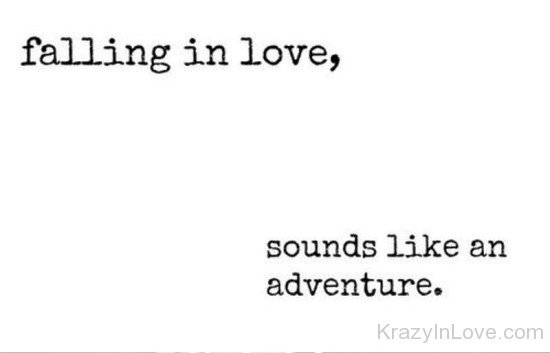 Falling In Love,Sounds Like An Adventure-yhr8131