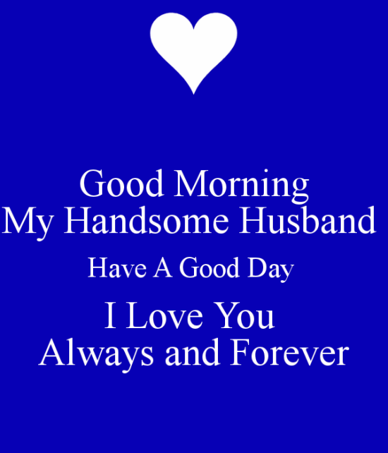 Good Morning My Handsome Husband-rbb603