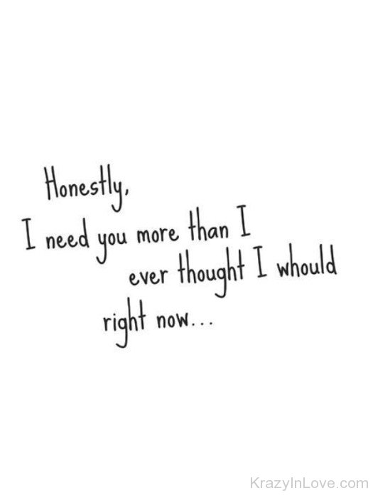 Honestly,I Need You-tgg5408