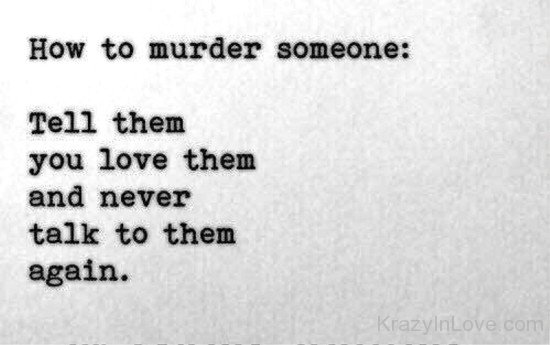 How To Murder Someone-PPY8040