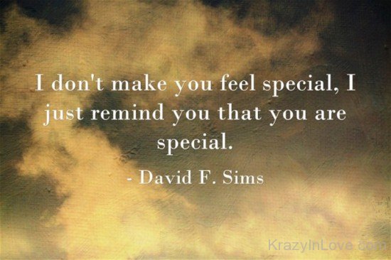 I Don't Make You Feel Special-tds2315