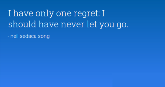 I Have Only One Regret-fgy6518