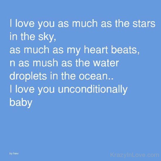 I Love You As Much As The Stars In The Sky-yhd3811