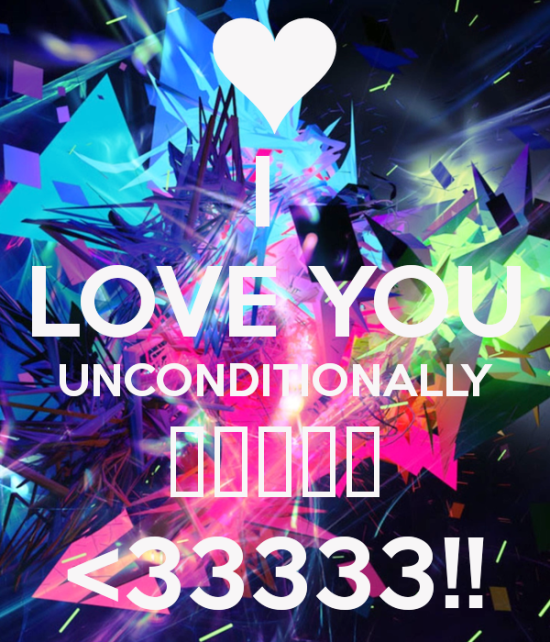 I Love You Unconditionally Image-yhd3812