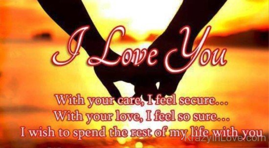 I Love You With Your Care,I Feel Secure-twg7919