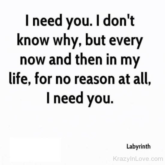 I Need You,I Don't Know Why-tgg5426