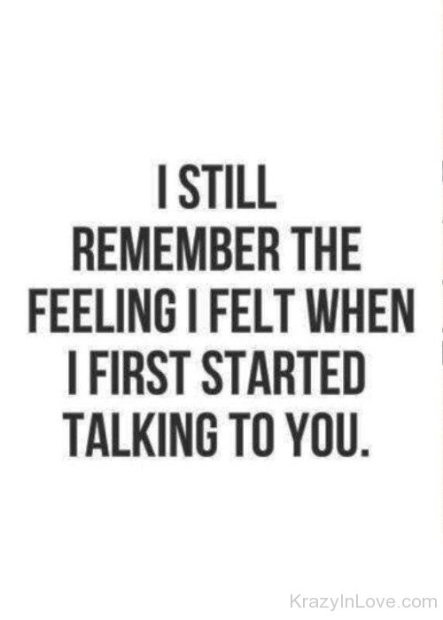 I Still Remember The Feeling-yhr8143