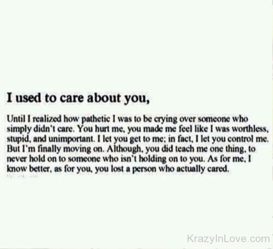 I Used To Care About You-twg7920