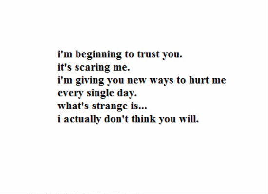 I'm Beginning To Trust You-PPY8075