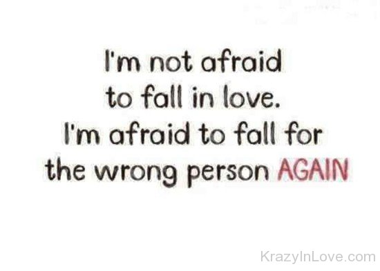 I'm Not Afraid To Fall In Love-yhr8147