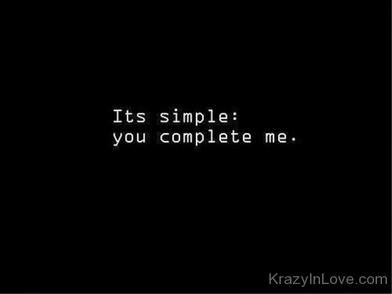 Its SimIts Simple,You Complete Me-opp653ple,You Complete Me-opp653