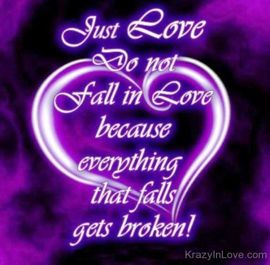 Just Love Do Not Fall In Love-yhr8149