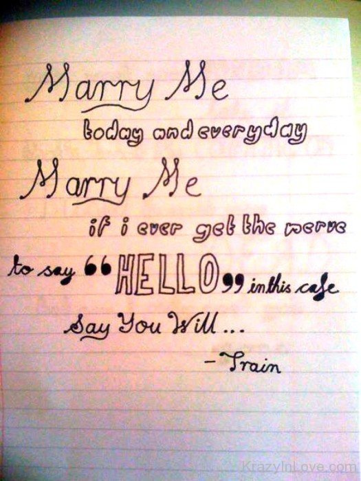 Marry Me Today And Everyday-tvd3521