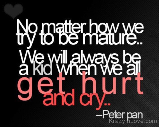 No Matter How We Try To Be Mature-PPY8120