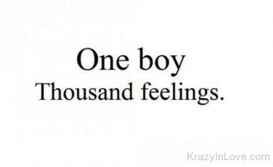 One Boy Thousand Feelings-ddg5446