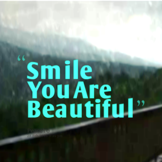 Smile You Are Beautiful-pol912