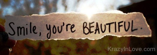 Smile,You're Beautiful-vff7841