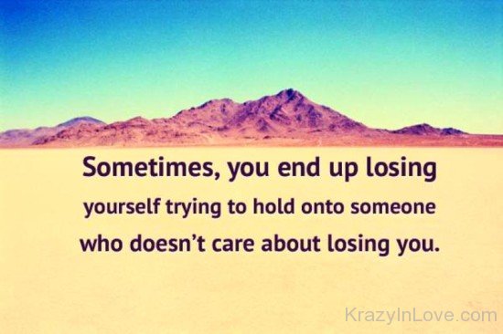 Sometimes,You End Up Losing Yourself-PPY8152