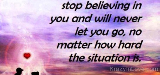 Stop Believing In You-fgy6543
