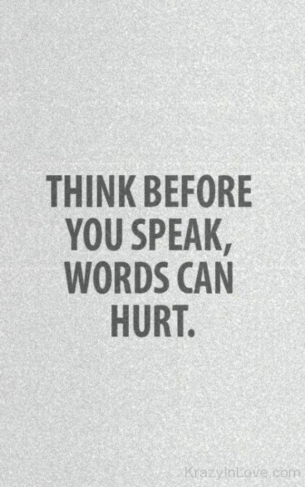 Think Before You Speak-PPY8164