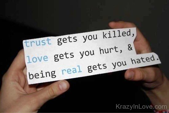 Trust Gets You Killed-PPY8166
