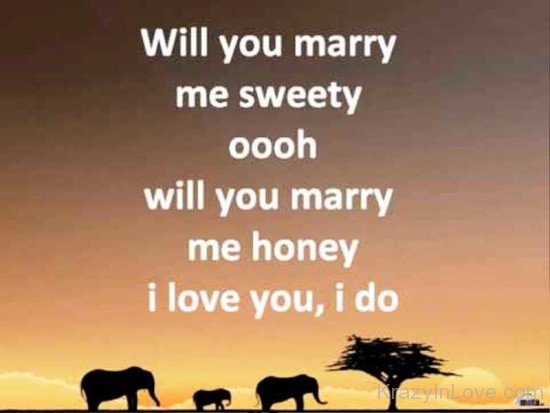 Will You Marry Me Sweety-tvd3539