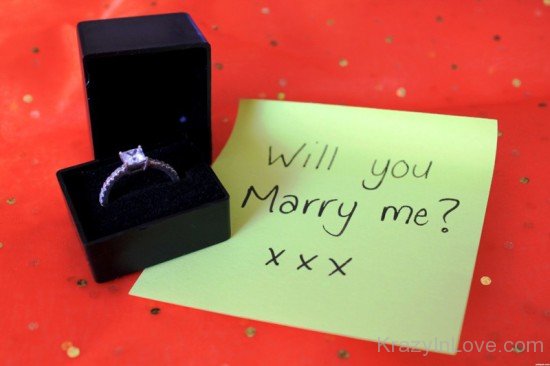 Will You Marry Me With Ring-tvd3540