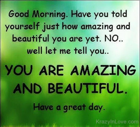 You Are Amazing And Beautiful-vff7850
