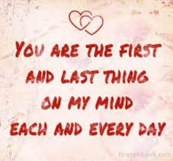 You Are The First And Last Thing-tgb67096