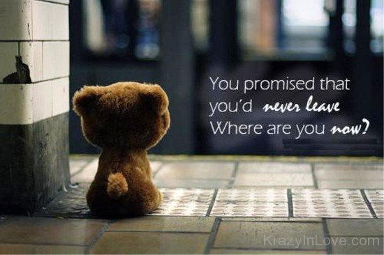 You Promised That You'd Never Leave-PPY8193