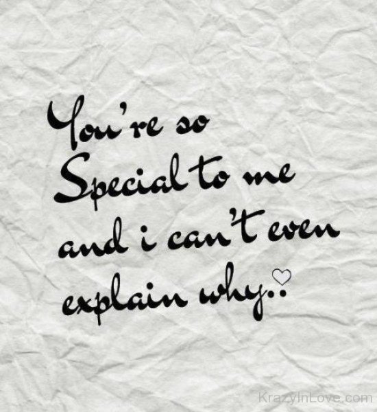 You're So Special To Me-tds2364