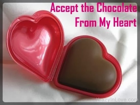 Accept The Chocolate From My Heart kl403