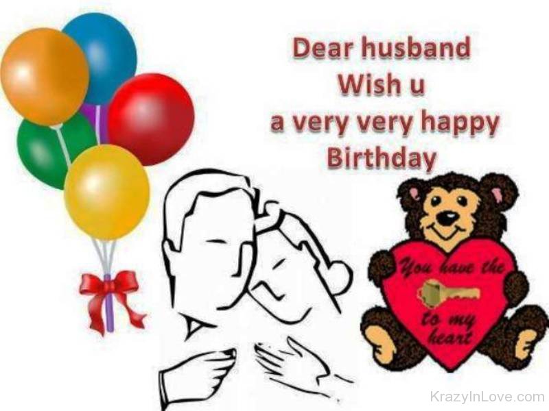 Dear Husband Happy Birthday