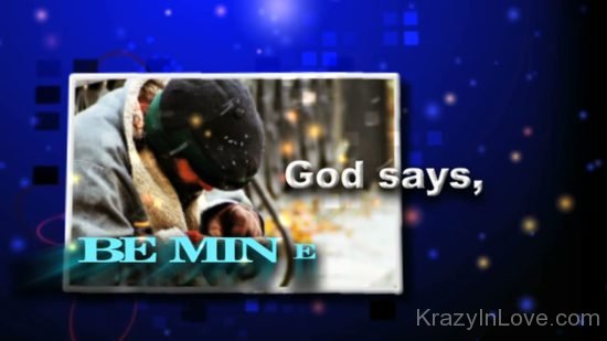 God Says Be Mine kl333