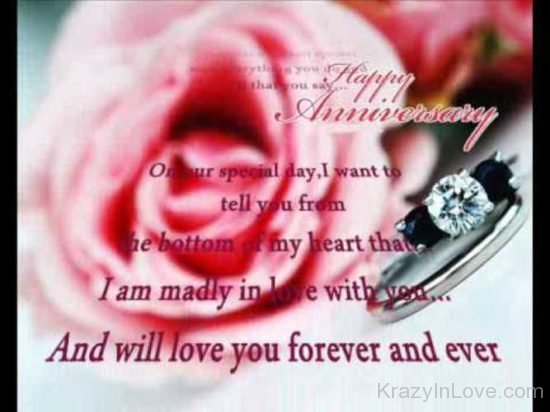 Happy Anniversary Love Forever kl1051