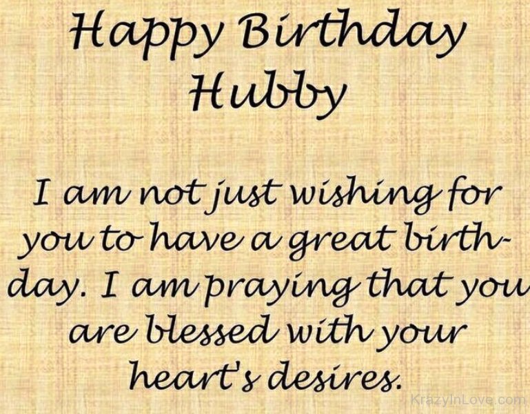 Happy Birthday Hubby