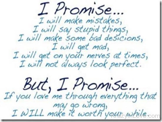 I Promise I Will Make Mistakes  kl818