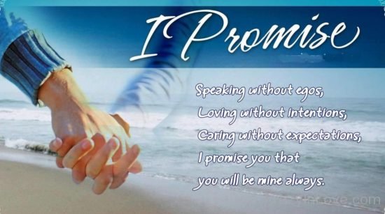 I Promise TO Be Your Side  kl821