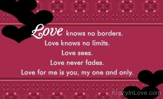 Love Knows No Borders kl073